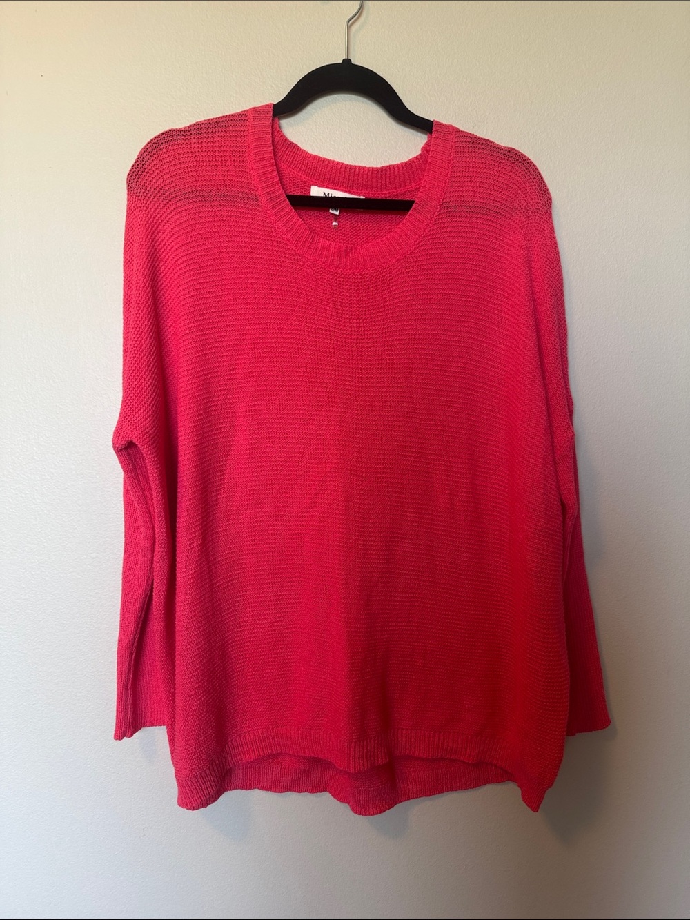 Miracle Hot Pink Crewneck Sweater